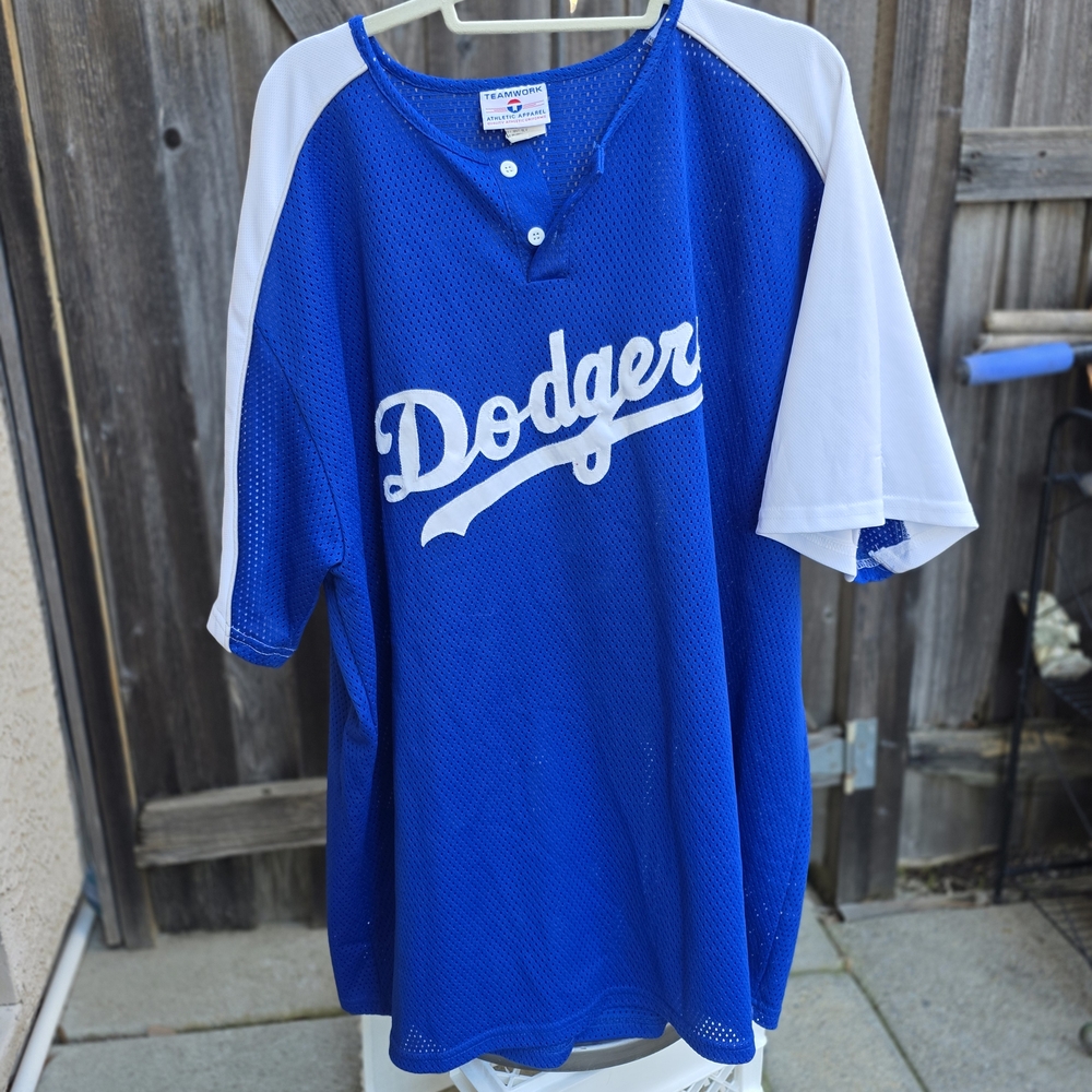 Dodgers Blue and White Men's Jersey